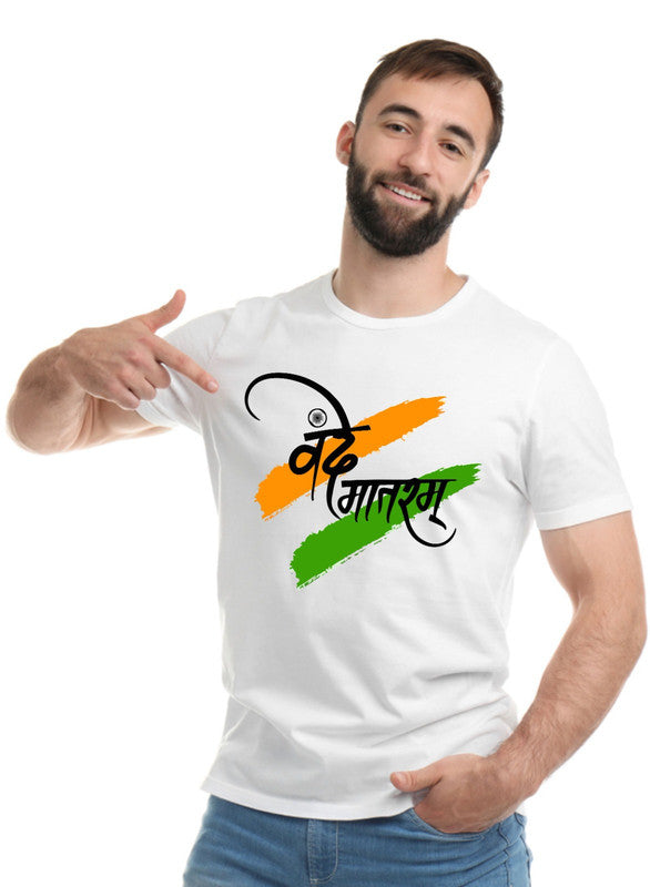 Printed Designer White Sports Solid Slim Fit Crew Neck T-Shirts For Regular Wear