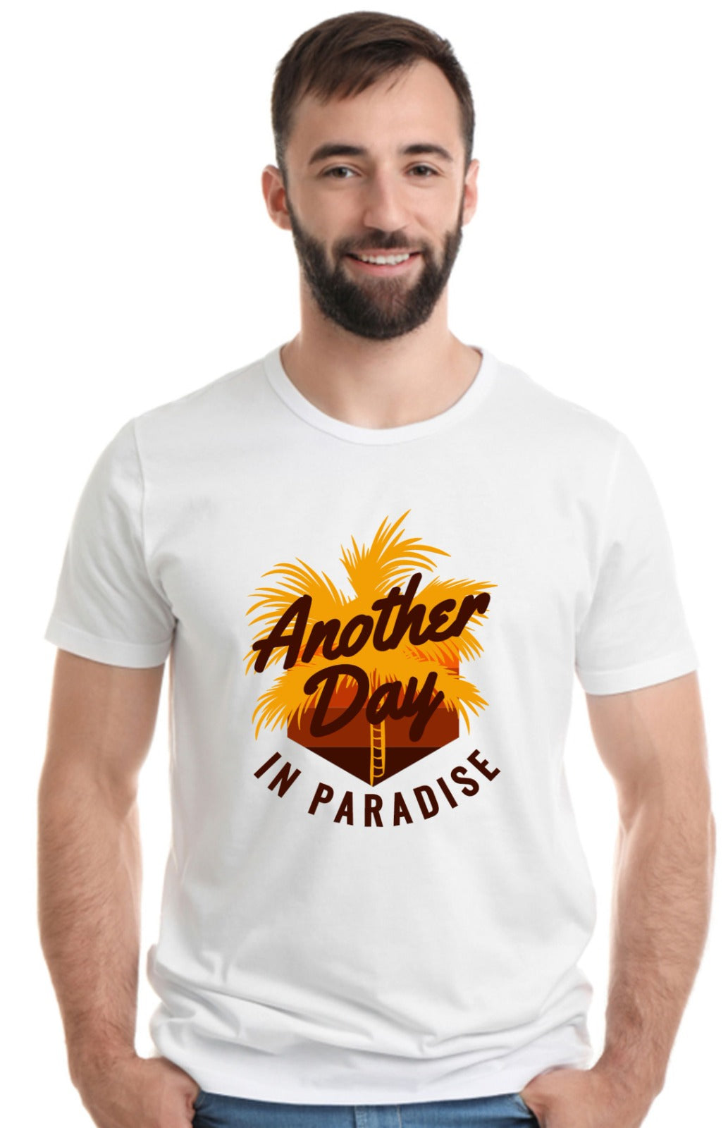 Printed Designer White Sports Solid Slim Fit Crew Neck T-Shirts For Regular Wear