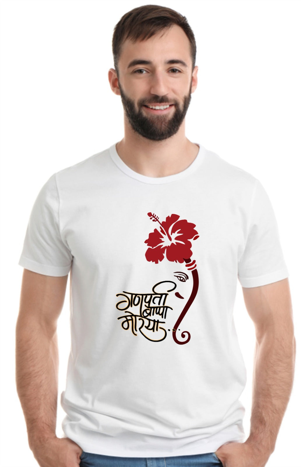 Printed Designer White Sports Solid Slim Fit Crew Neck T-Shirts For Regular Wear