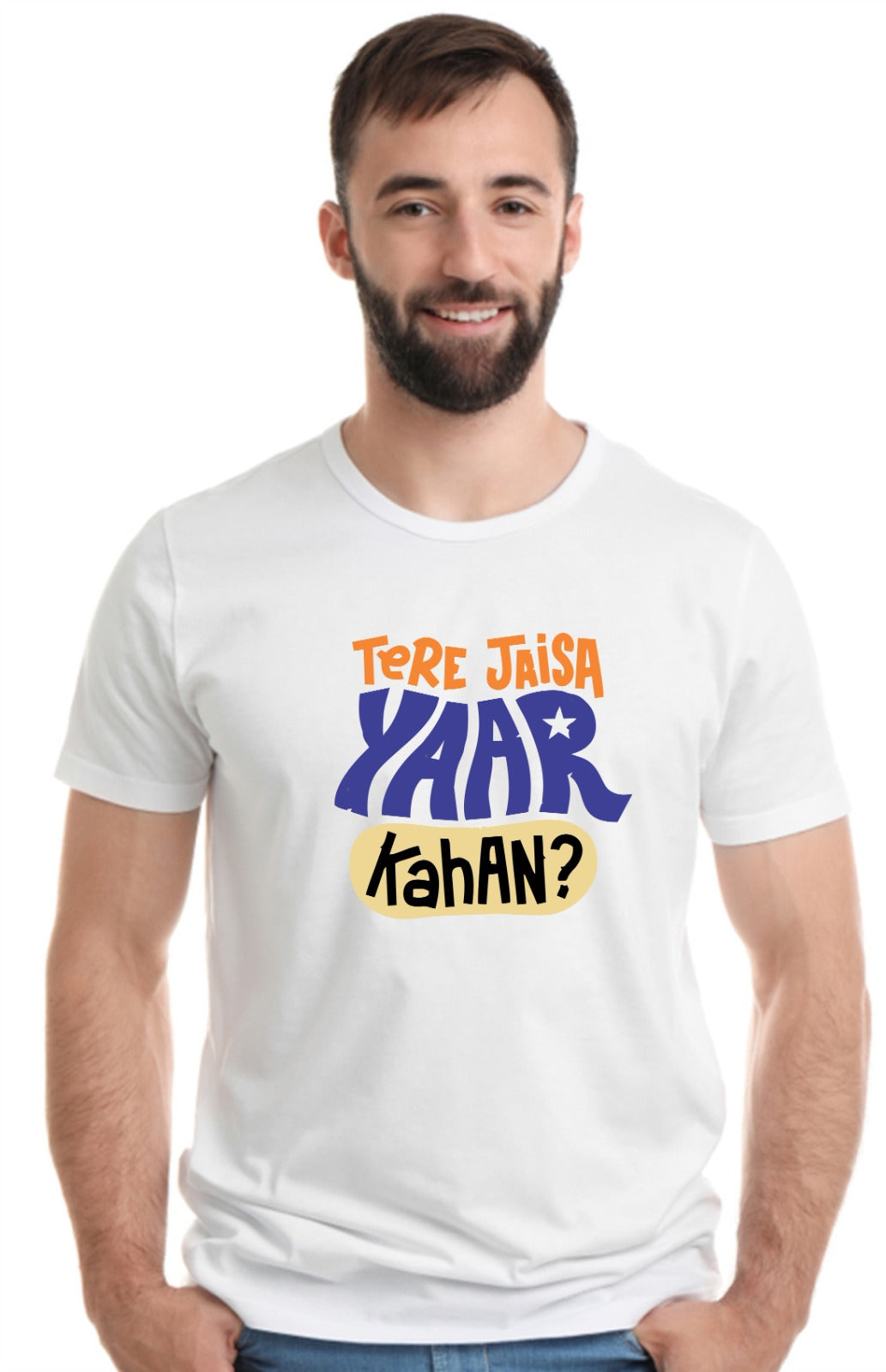 Printed Designer White Sports Solid Slim Fit Crew Neck T-Shirts For Regular Wear