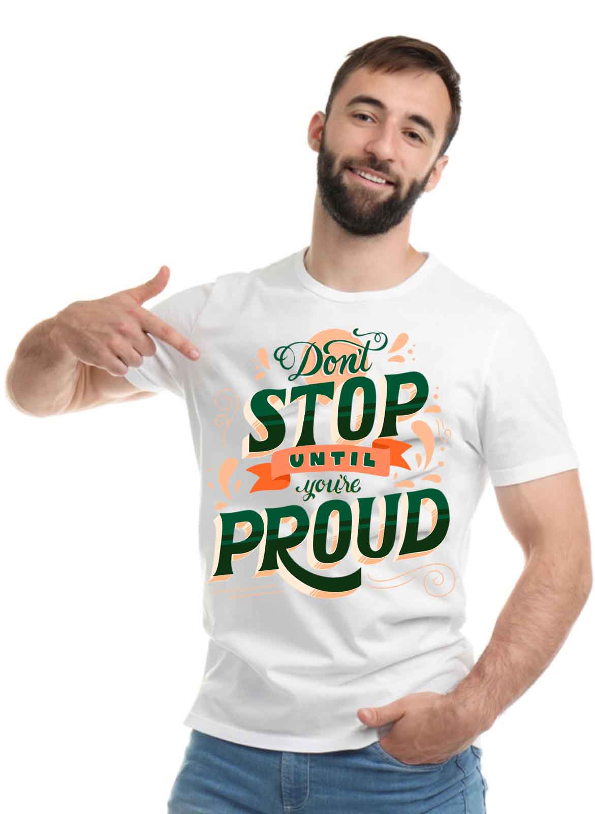Printed Designer White Sports Solid Slim Fit Crew Neck T-Shirts For Regular Wear
