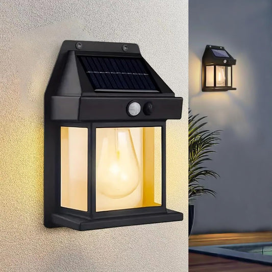 Solar Lamp Outdoor Waterproof LED Lights – Motion Sensor Security Wall Light for Garden, Patio, Fence, Yard, Pathway – Solar Powered Wireless Lighting with Auto On/Off – Energy-Saving, Weather-Resistant, Easy Installation