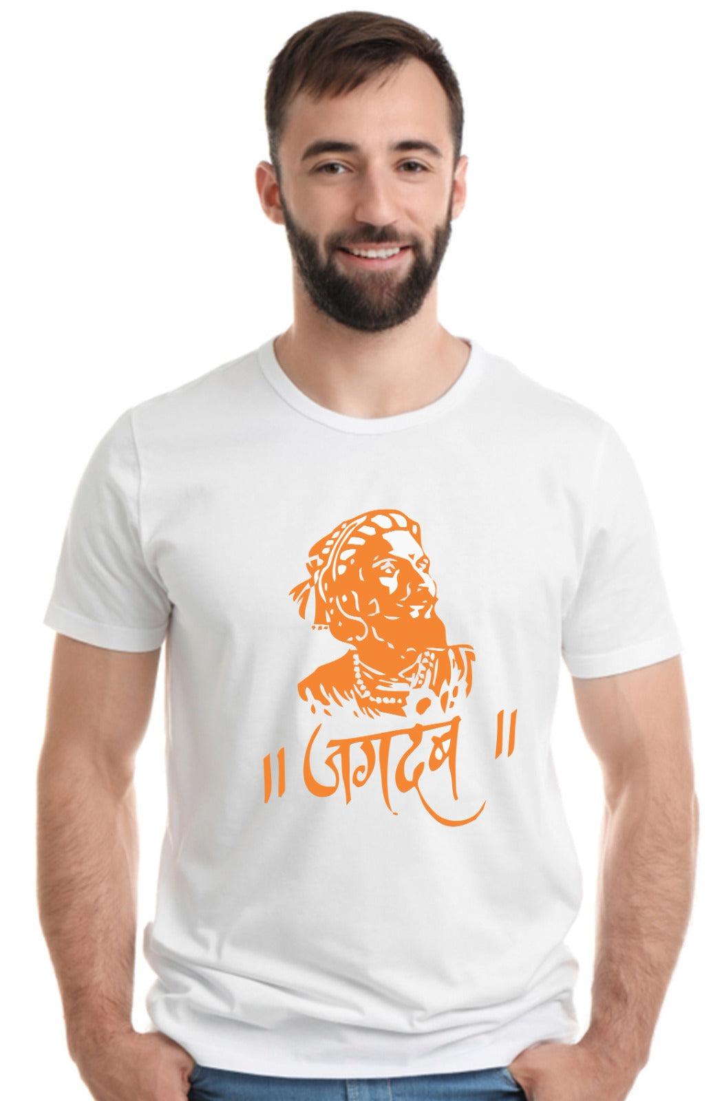 Printed Designer White Sports Solid Slim Fit Crew Neck T-Shirts For Regular Wear