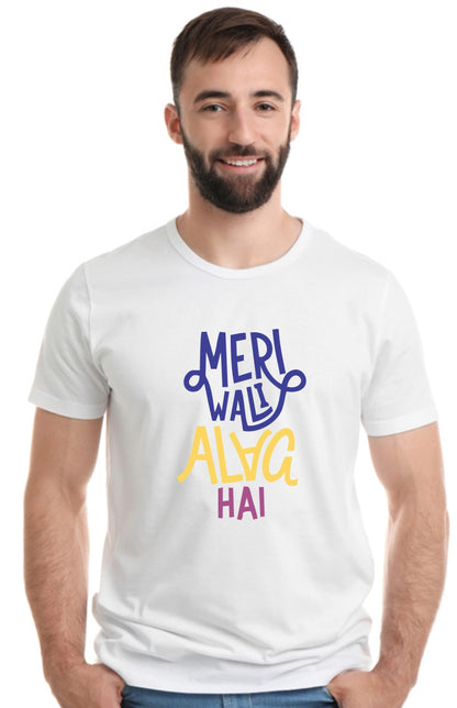 Printed Designer White Sports Solid Slim Fit Crew Neck T-Shirts For Regular Wear