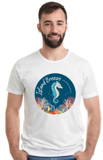Printed Designer White Sports Solid Slim Fit Crew Neck T-Shirts For Regular Wear