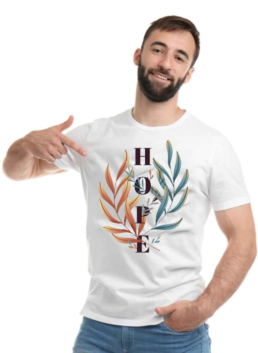 Printed Designer White Sports Solid Slim Fit Crew Neck T-Shirts For Regular Wear